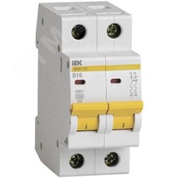 Электро выкл автоматический 2р 16а IEK 4.5кА С