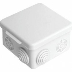 Распаячная коробка с крышкой 100х100х55мм IP54 8вх, TDM