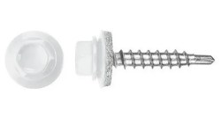 Саморез ш.г.к 4.8х35 белый 9003 250 шт упаковка