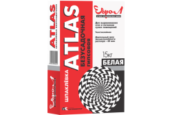  Шпатлевка Евро-л Atlas безусадочная гипсовая,белая 15кг